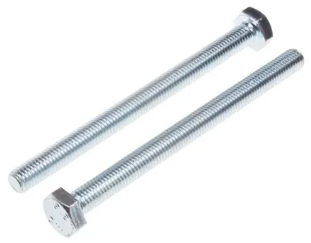 Produktfoto 1 von RS PRO M10 x 150 mm Sechskantschraube, Stahl Glanzzink, DIN 933
