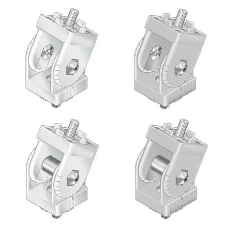 Produktfoto 1 von Bosch Rexroth 2 glatt Universalgelenk Aluminiumdruckguss x 45mm, Buchse 10 mm