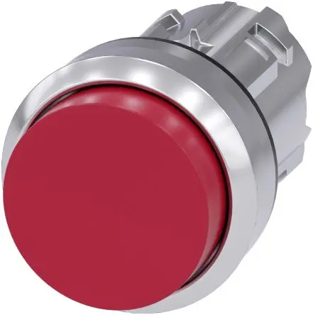Produktfoto 1 von Siemens SIRIUS ACT Druckschalter Ø 22 mm, Rot Rastend Rund Rund Kunststoff, IP66