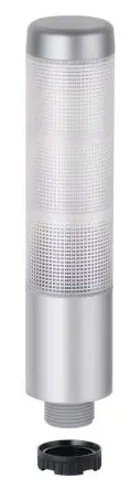 Produktfoto 1 von Werma Kompakt 37 LED Signalturm Summer 3-stufig Linse Rot, Grün, Gelb 24V Dauer Eingebaut 175 mm