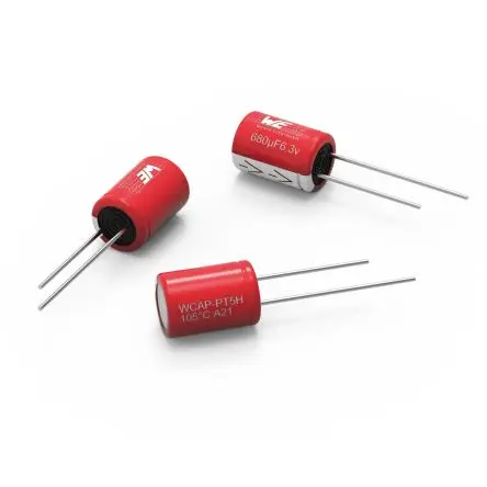 Produktfoto 1 von Würth Elektronik WCAP-PT5H, Oberfläche Polymerkondensator 150 μF ±20 % / 35V dc, Ø 10 mm, -55 °C → 105 °C