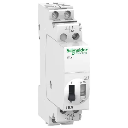 Produktfoto 1 von Schneider Electric Acti9 iTL Leistungsrelais 24V ac Spule SPST DIN-Hutschiene 16A