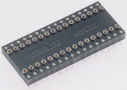 Winslow 7.62 mm Gerade Durchsteckmontage IC-Sockel-Adapter, - DIP DIP Typ Ende 1 Gold über Nickel