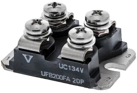 Produktfoto 1 von Vishay VSX Oberfläche Diode Sanfte Erholung Isoliert, 1200 V / 110 A, 4-Pin SOT-227