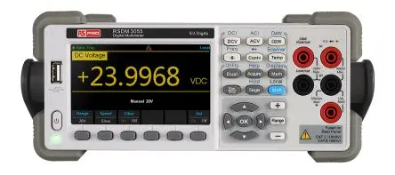 Produktfoto 1 von RS PRO RSDM3055A Werkbank Digital Multimeter Echteffektivwert, CAT I, CAT 750 V ac / 10 A ac 10 A dc, 100 mΩ,