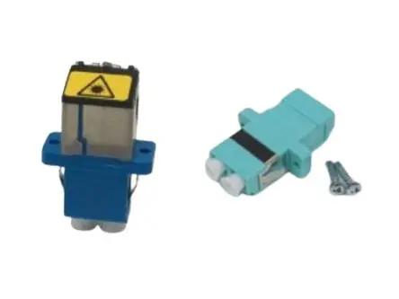 Produktfoto 1 von Molex CES LWL-Adapter, LC, Multimodus, Duplex, 50/125 μm, Kabel ø 4 mm, Grün, Beige, Aqua, Blau, Violett, Lindgrün
