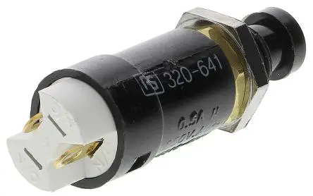 Produktfoto 1 von Arcolectric (Bulgin) Ltd 0918 Miniaturdruckschalter Tastend Panel Ø 7.1 mm, SPST / 500mA 250 V ac, IP66