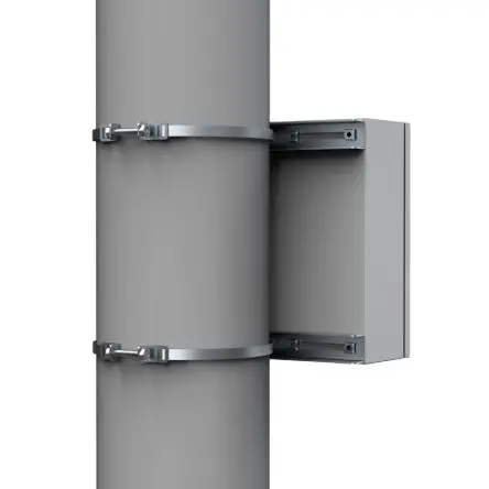 nVent HOFFMAN Pfahlmontagekit Stahl, für Gehäuse EPF 25 mm 35 mm 596mm