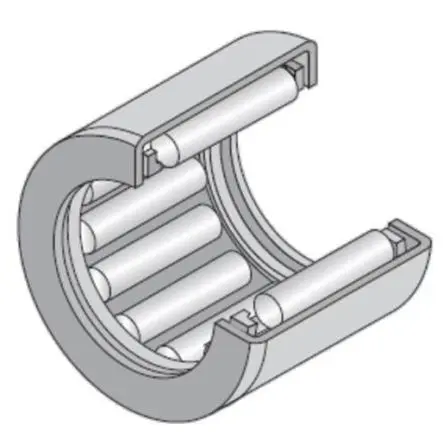 Produktfoto 1 von NTN Axial-Nadellager Nadellager mit gezogenem Becher Stahl 16.7 kN CN 5500U/min HK / Außen-Ø 35 mm Außen-ø  26.4 kN