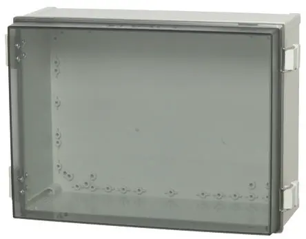 Produktfoto 1 von Fibox CAB Polycarbonat Wandanschlusskasten Hellgrau IP65 Transparente Tür, HxBxT 300 mm, 400 mm x 180 mm