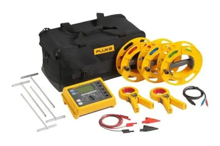 Produktfoto 1 von Fluke 1625 LCD Erdungsprüfgeräte-Kit CAT 300V, ISO-kalibriert
