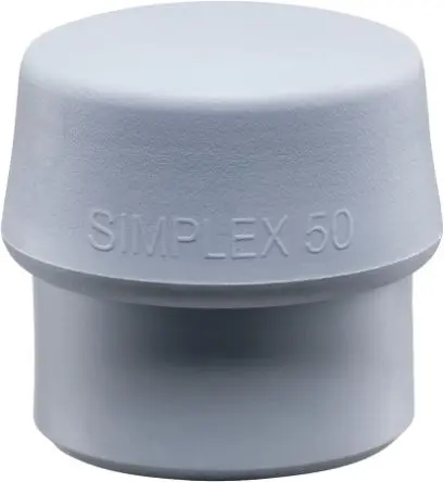 Produktfoto 1 von Halder Thermoplastisches Elastomer Ersatz-Hammerkopf, Thermoplastisches Elastomer Schlagflächen austauschbar 350 g, Ø 80