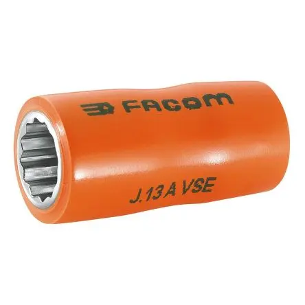 Produktfoto 1 von Facom 9.53 mm 12-Kant Buchse SW 12 mm Vierkant x 46mm