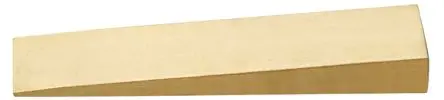 Produktfoto 1 von Bahco Keilsockel aus Aluminiumbronze Nicht parkend, H. 6 mm L. 80 mm, 30 g