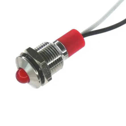 Produktfoto 1 von CML PL10SL Edelstahl-Panel-Leuchte Rot Panel-LED, Draht 110V 10 mm, IP67