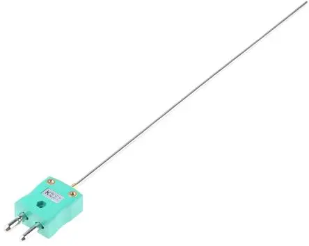 Produktfoto 1 von RS PRO Edelstahl Mineralisoliertes Thermoelement Typ K, Ø 3 mm x 250 mm -40 °C → 1100 °C, DKD/DAkkS-kalibriert