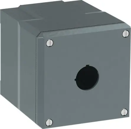 Produktfoto 1 von ABB Modular Metal Drucktastengehäuse, 1, Grau, Aluminium