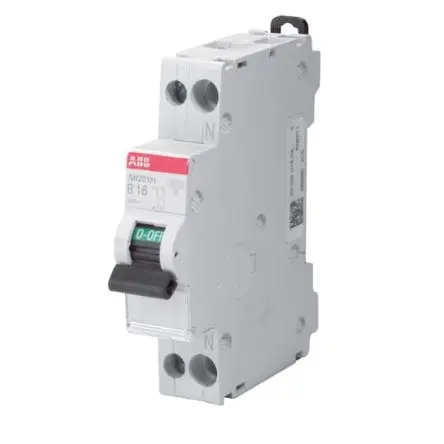 Produktfoto 1 von ABB SN201 Miniaturüberlastschalter Typ B, Pol 1-polig 16A 400V ac, Abschaltvermögen 10 kA