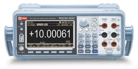 Produktfoto 1 von RS PRO RSDM-9061 Werkbank Digital Multimeter Echteffektivwert 10 A dc, 100 mΩ