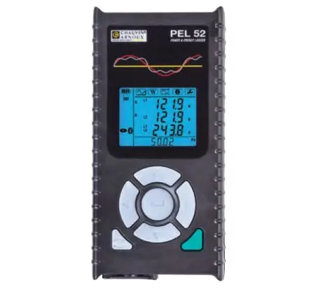 Produktfoto 1 von Chauvin Arnoux PEL52 Energie Frequenz, Energie, Oberschwingungen, Leistung, Spannung, Strom Energiemesser und -Logger,