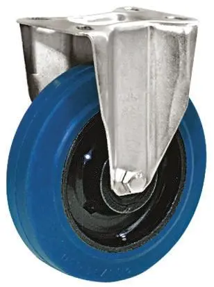 LAG Feststehend Rolle, Rad ø 125 mm, 180 kg, Ges H. 160 mm, Rad B. 40 mm