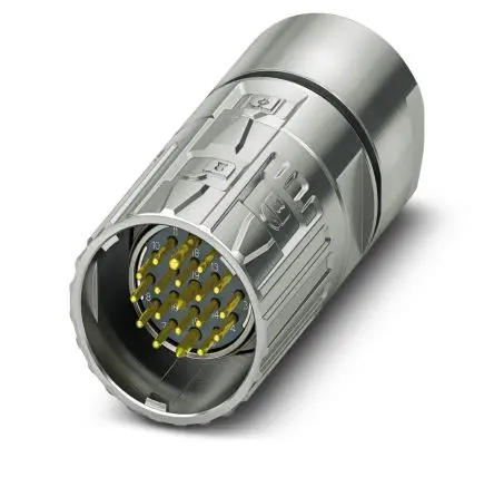 Produktfoto 1 von Phoenix Contact M23 PRO 27 mm M23 Rundsteckverbinder Buchse 8-polig Stecker Kabel IP66, IP68