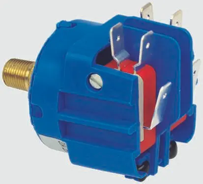 Produktfoto 1 von Herga 6741/6742 Drucksensor, 250V ac, 207 mbar → 380 mbar
