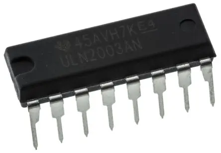 Produktfoto 1 von Texas Instruments Darlington-Transistor-Array 7 50 V 500 mA NPN, PDIP 16-Pin