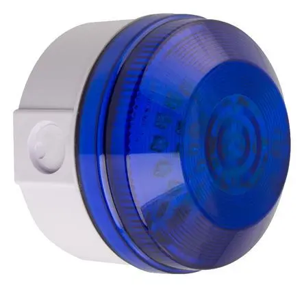 Produktfoto 1 von Moflash LED195 LED Filament/Warnsummer Signalleuchte 48V ac/dc Blau Hinten, Ø 104 mm x 73 mm IP65