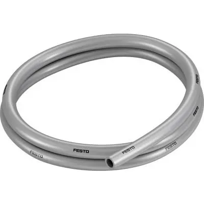 Produktfoto 1 von Festo Flexibler Schlauch, Ø 8 mm 12 mm Außen-ø  Silber Thermoplastisches Elastomer 1 Mpa