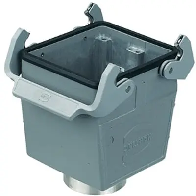 Produktfoto 1 von HARTING Han B Gehäuse Doppelter Hebel 2, Kabel 32B Kupplungsgehäuse, IP65