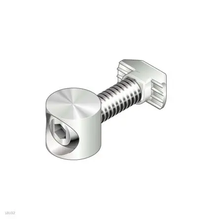 Produktfoto 1 von Bosch Rexroth 3842 Verbindungskomponente, Bolzenverbinder, Befestigungs- und Verbindungselement für 10 mm, D17 mm