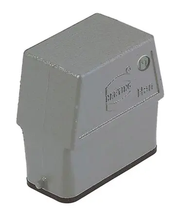 Produktfoto 1 von HARTING Han A Kappe für robusten Stromversorgungsstecker 1 Hebel 1, Anschlusshaube 10A Steckverbinderkappe, IP65
