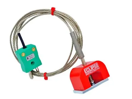 Produktfoto 1 von RS PRO Edelstahl Hufeisen-Magnet-Thermoelement Typ K x 1 m -50 °C → 250 °C
