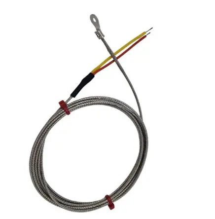 Produktfoto 1 von RS PRO Washer Thermocouple Edelstahl Unterlegscheibe-Thermoelement Typ K, Ø 10 mm x 2 m → 350 °C