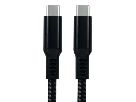 Produktfoto 1 von RS PRO Stecker USB-Kabel, USB Typ C Stecker / USB Typ C, 1.8 m USB 3.2 Schwarz