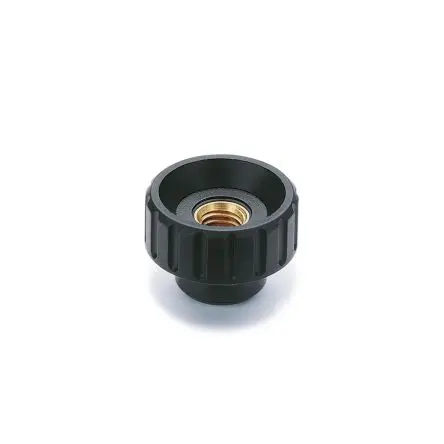 Produktfoto 1 von Elesa Knopf Schwarz M8 Technopolymer auf Polyamidbasis x 19 mm Rund, mit Gewindebohrung Ø 26 mm