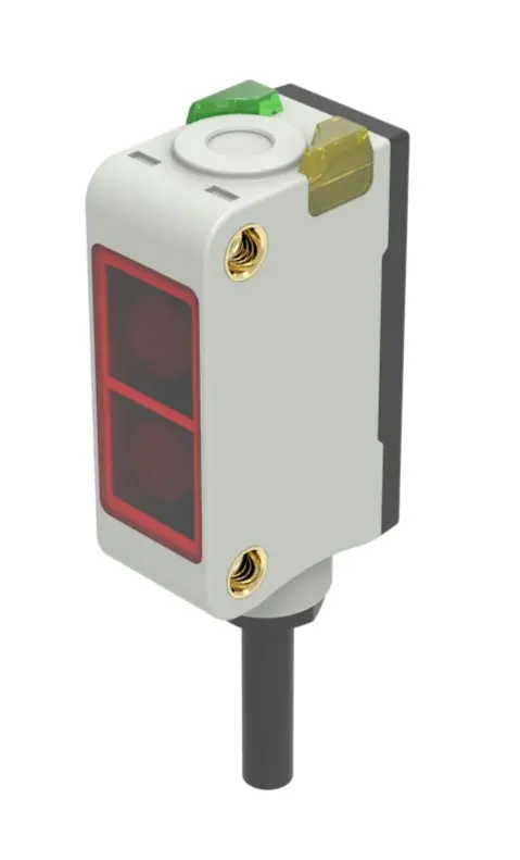 Produktfoto 1 von RS PRO Kubisch Optischer Sensor, Durchgangsbalken, Bereich 20 m, Anschlusskabel, Hellschaltend