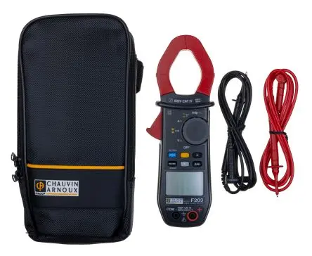 Produktfoto 1 von Chauvin Arnoux F203 Stromzange AC/DC-Stromzange CAT IV 1000 V ac, 1000 V dc, 60 kΩ