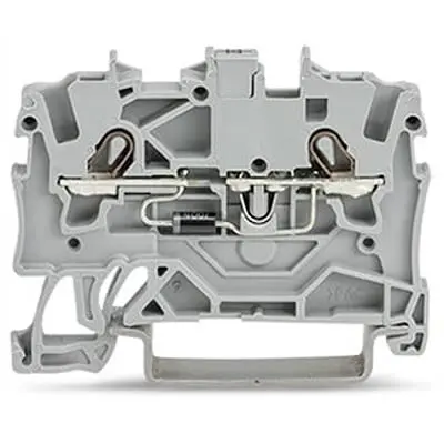 Produktfoto 1 von WAGO TOPJOB S Anschlussklemmenblock DIN-Schiene 1 Grau, 1.5mm² Zugfederklemme ATEX, EAC Ex, IECEx