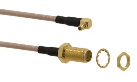 Produktfoto 1 von Molex 89761 Koaxialkabel Buchse, 50 Ω Stecker, 152.4 mm, SMA / MMCX