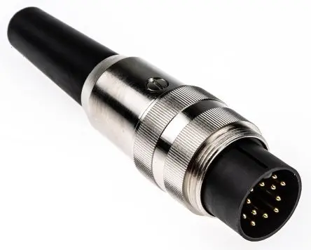 Produktfoto 1 von Lumberg SV M16 DIN-Stecker Gerade 12-polig, DIN EN 60529, 60V ac 3A IP40 Kabel, Mit Gewinde Stecker