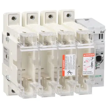 Produktfoto 1 von Schneider Electric TeSys GS Sicherungsschalter-Trennschalter / 4-polig