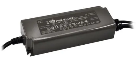 Produktfoto 1 von MEAN WELL LED-Treiber, 90 W 305V, 90 V, Ausgang 48V 0 bis 10 V DC, DALI, 10 V PWM oder Widerstand