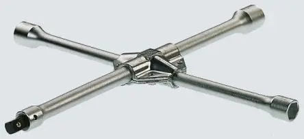 Produktfoto 1 von Facom Kreuzschlüssel Schaltschrankschlüssel 4-in-1 Ersetzbares Bit