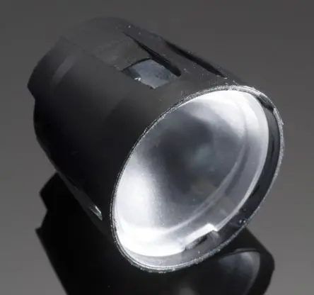 Produktfoto 1 von Ledil RGBX LED Linse 1-LEDs Rund aus Polymethylmethacrylat Punkt, Klar 20 °, Ø 30.4 mm x 28.8 mm, für Cree MC-E