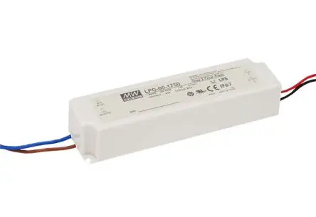 Produktfoto 1 von MEAN WELL LED-Treiber, 50.4 W 264V, 90 V LED-Treiber 1050mA, Ausgang 48V, 9 V