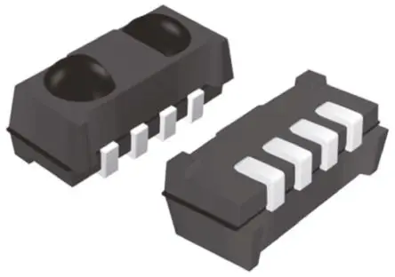 Produktfoto 1 von Vishay Infrarot-Empfänger 5.5V 2.5 V 4-Pin 38 kHz TSOP, max. Bereich 40 m ±50° Oberfläche 5 mA 3.2 mm 6.8 mm 3mm