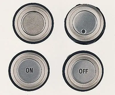 Produktfoto 1 von Schurter MCS 19 Druckschalter Tastend Panel Ø 19 mm, SPST / 125mA 48 V dc 48 V ac