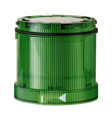 Werma KS71 LED Blitzlichtelement Dauerbetrieb-Licht 115V Grün AC IP65, 70 mm x 66 mm